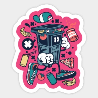 Garbage man Sticker